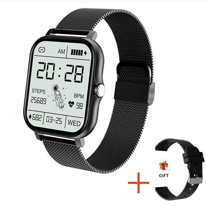 For Xiaomi Samsung Android Phone Reloj Inteligente Mujer Custom Dial Smart watch Women Bluetooth Call 2021 Smart Watch Men +Box - Amazhona 