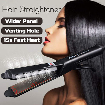 Four-gear Ceramic Tourmaline Ionic Flat Iron Hair Straightener For Women Professional Hair Straightener - Amazhona 