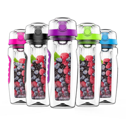 Free Fruit Infuser Juice Shaker Bottle Portable Climbing Camp Bottle - Amazhona 