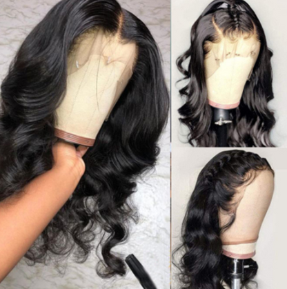 Full lace mid-length curly hair - Amazhona 