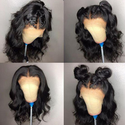 Full lace mid-length curly hair - Amazhona 