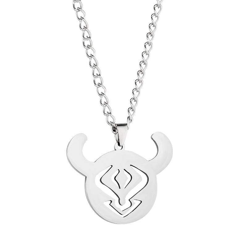 Game Genshin Impact Necklace Geo Cyro Dendro Electro Pyro Eye of God Element Symbol Fashion Metal Accessories Gift for Friends - Amazhona 