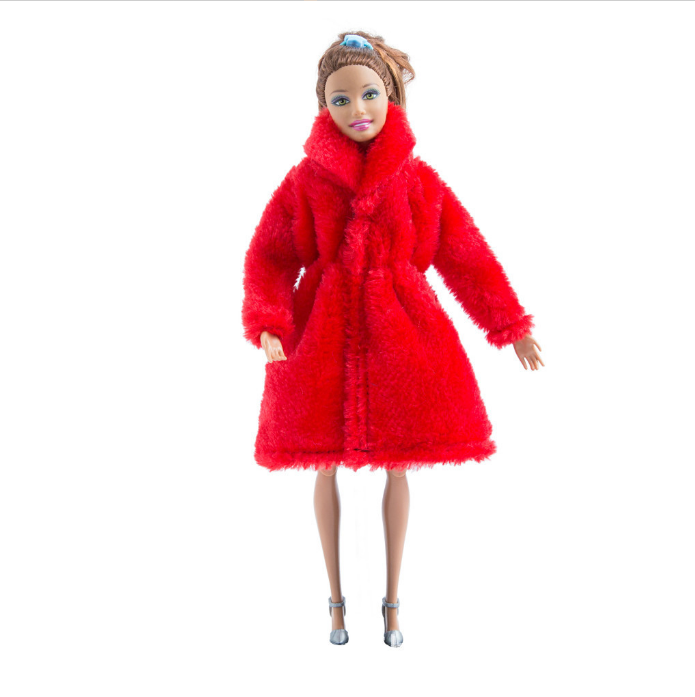 Girl Doll Toy Plush Coat Clothes Accessories - Amazhona 