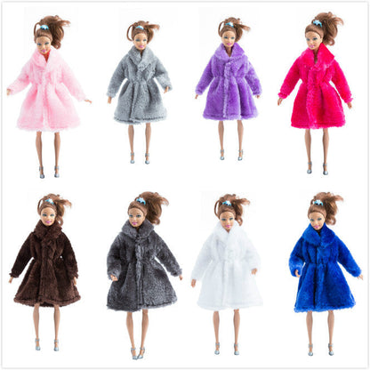 Girl Doll Toy Plush Coat Clothes Accessories - Amazhona 