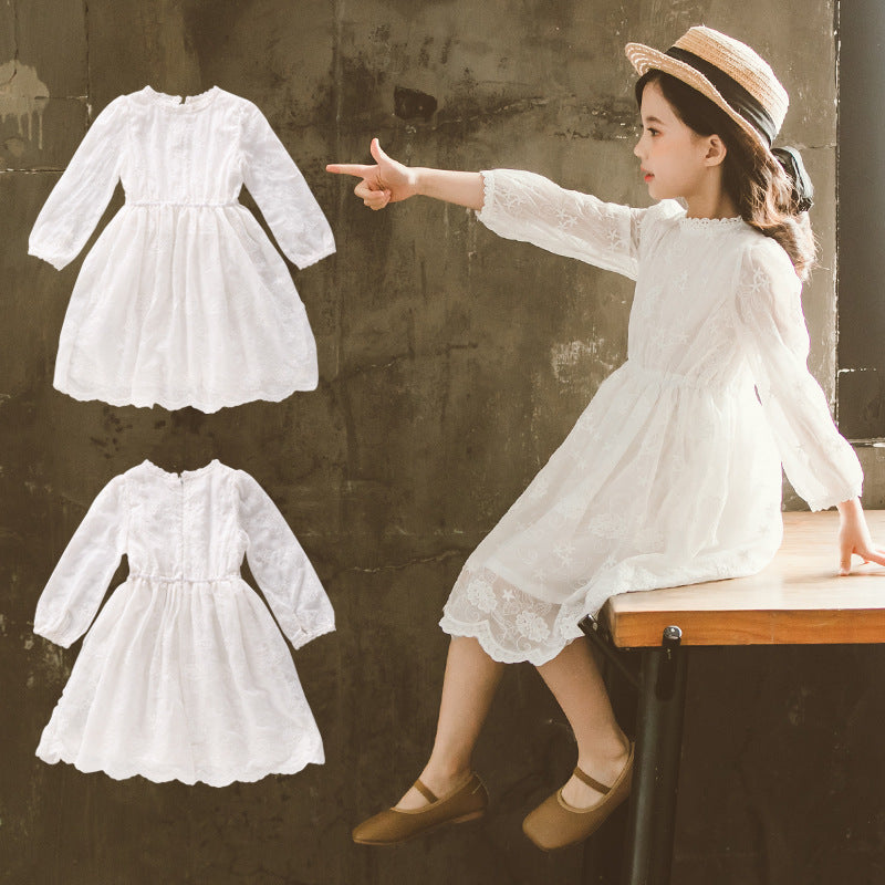 Girls Spring And Autumn Dresses - Amazhona 