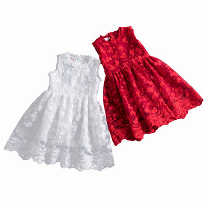 Girls lace princess dress - Amazhona 