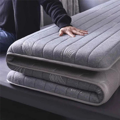 GraspDream Luxury Latex mattress, cushion, soft fashion mattress double household thickened folding foam cushion protection pad - Amazhona 