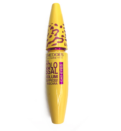 Growth Mascara Leopard-shaped Yellow Tube Thick Curling Waterproof Mascara - Amazhona 