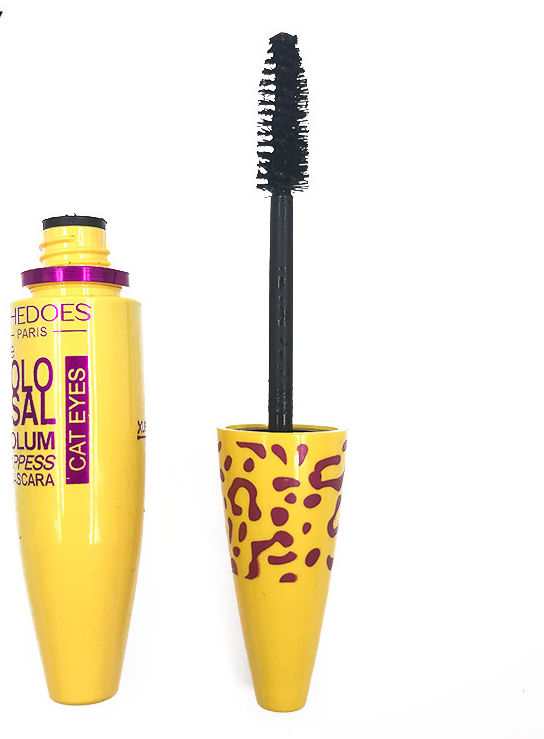 Growth Mascara Leopard-shaped Yellow Tube Thick Curling Waterproof Mascara - Amazhona 