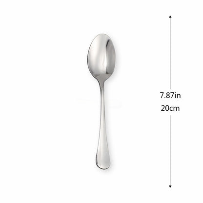 Stainless Steel Cutlery Set Silver Spoons for Salad 1Pc Fork Coffee Dinner Forks Spoons Tableware Set Kitchen Dinnerware Set - Amazhona 