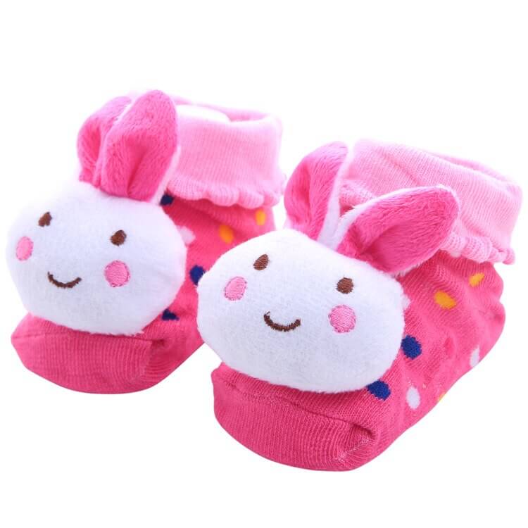 0-1 Years Spring Autumn Soft Cotton Baby Girls Socks Newborn Cartoon Animal Baby Socks Infant Baby Boy Sock Anti Slip Floor Sock - Amazhona 