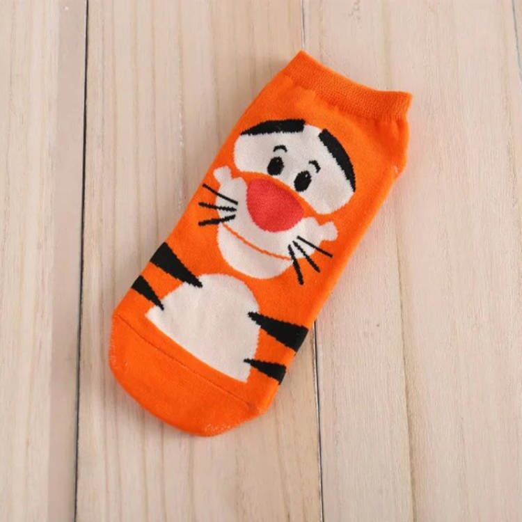 Disney 1pair women Boat socks Mickey cute cartoon Japanese Korean sweet cotton socks spring and summer wild short tube socks - Amazhona 