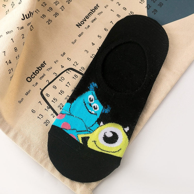 Summer Casual Cute Women Socks Animal Cartoon Mouse Duck Socks Cotton Funny Socks Size 35-40 - Amazhona 