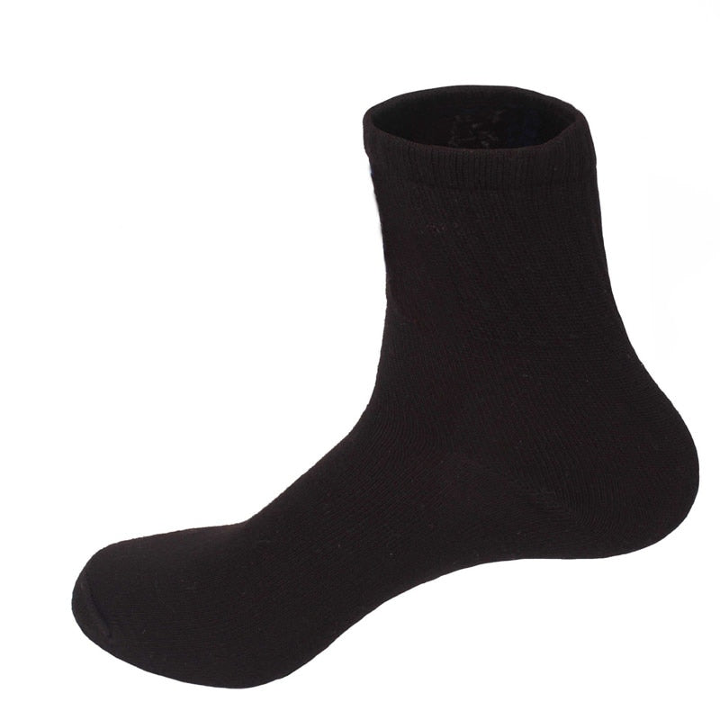 New Cotton Socks Men Summer Spring Thin Sock Business Men's Crew Socks Breathable Socks Men Coton Solid Mid Length 141 - Amazhona 