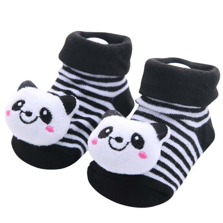 0-1 Years Spring Autumn Soft Cotton Baby Girls Socks Newborn Cartoon Animal Baby Socks Infant Baby Boy Sock Anti Slip Floor Sock - Amazhona 