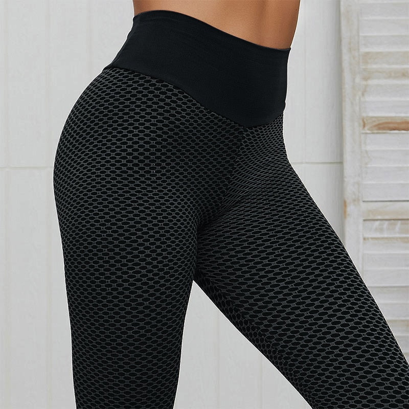 NORMOV Seamless Fitness Women Leggings Fashion Patchwork Print High Waist Elastic Push Up Ankle Length Polyester Leggings - Amazhona 