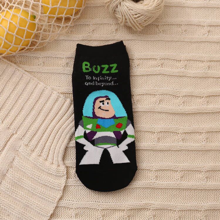 Disney 1pair women Boat socks Mickey cute cartoon Japanese Korean sweet cotton socks spring and summer wild short tube socks - Amazhona 