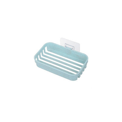 Soap Dishes Box Wall Zeep Houder Shower Soap Tray Holder for Bathroom Double layer Storage Basket Soap rack Shelf Kitchen Tools - Amazhona 