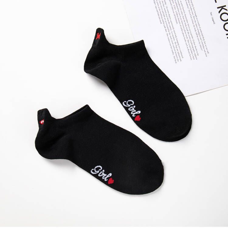 Disney 1pair women Boat socks Mickey cute cartoon Japanese Korean sweet cotton socks spring and summer wild short tube socks - Amazhona 