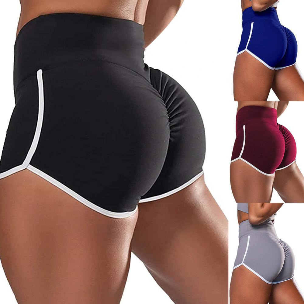 Large Size Women Hip Lifter Women's Fitness Shorts Scrunch Booty Fitness Yoga Pants Mid/High Waist Hips Sports Leggings - Amazhona 