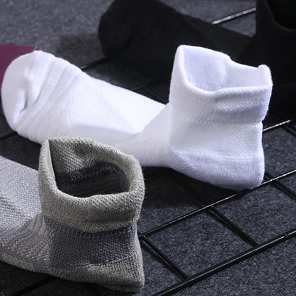 Men Socks Solid Color Thickening Cycling Running Football Basketball Soccer Socks Sports Anti-slip Thicken Thermal Socks Men - Amazhona 