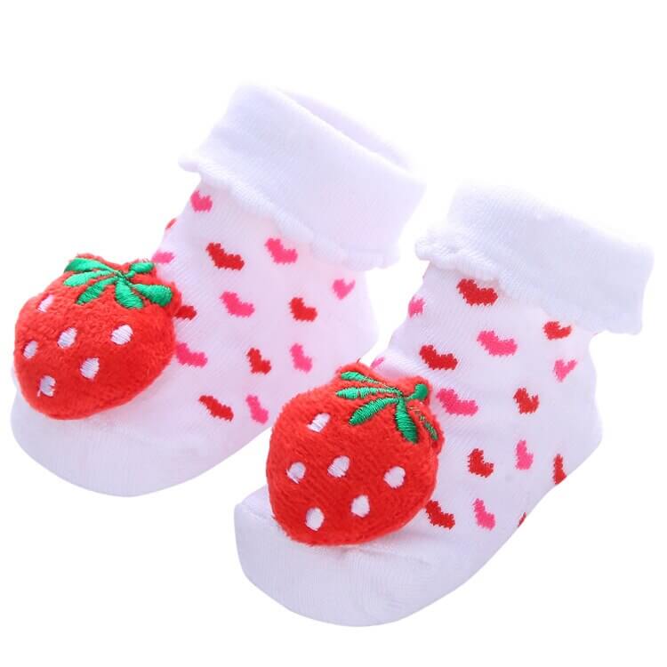 0-1 Years Spring Autumn Soft Cotton Baby Girls Socks Newborn Cartoon Animal Baby Socks Infant Baby Boy Sock Anti Slip Floor Sock - Amazhona 