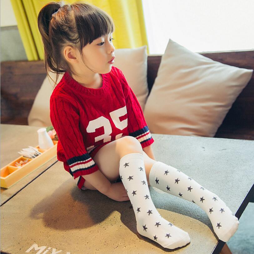 Baby Girls Socks legs warm Fox print Cotton sokken Character Knee Socks Kid Clothing unisex Toddler Boot Socks Cartoon - Amazhona 