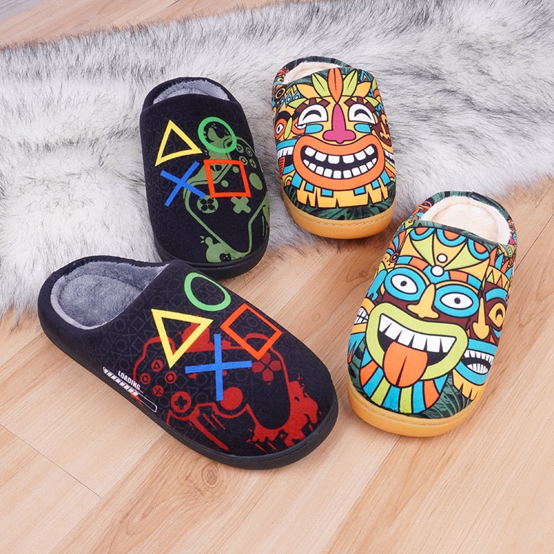 Women Slippers Men Shoes Home Kids Indoor Outdoor Bed Moccasin Fashion Must Have Soft Winter Room Ladies House Fluffy Sneakers - Amazhona 