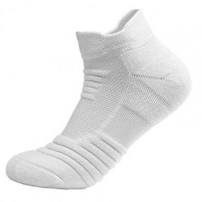 Men Socks Solid Color Thickening Cycling Running Football Basketball Soccer Socks Sports Anti-slip Thicken Thermal Socks Men - Amazhona 