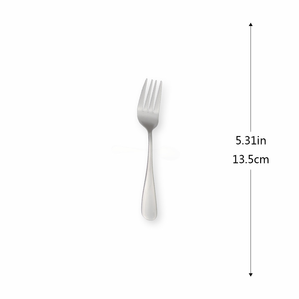 Stainless Steel Cutlery Set Silver Spoons for Salad 1Pc Fork Coffee Dinner Forks Spoons Tableware Set Kitchen Dinnerware Set - Amazhona 