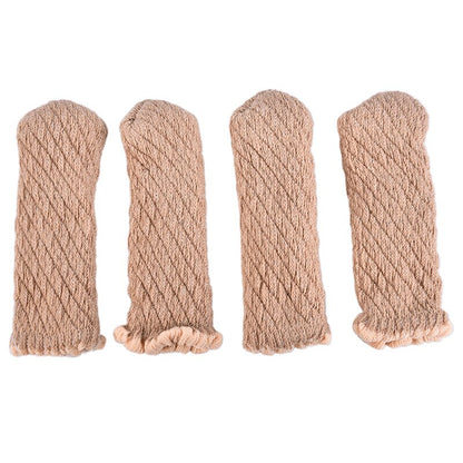 New 4pc Chair Leg Sock Furniture Feet Sleeve Cover Cat Scratching Cloth Floor Protection Knitting Wool Socks Anti-slip Table Leg - Amazhona 