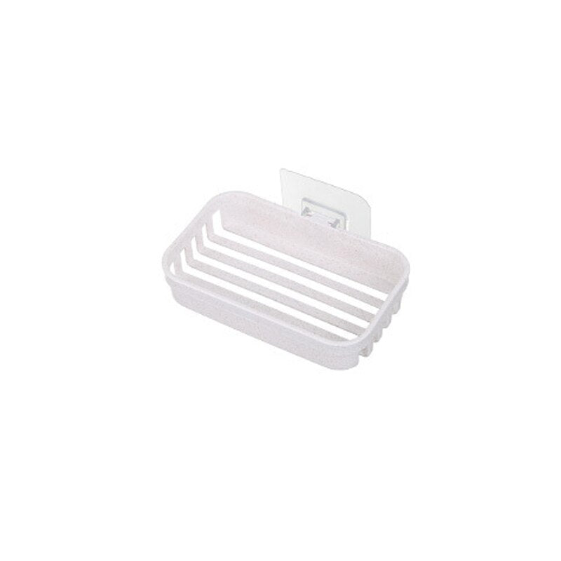 Soap Dishes Box Wall Zeep Houder Shower Soap Tray Holder for Bathroom Double layer Storage Basket Soap rack Shelf Kitchen Tools - Amazhona 