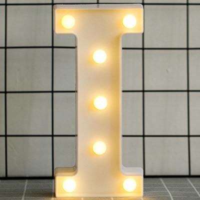 HOME IMPROVEMENT - LED ALPHABET NIGHT LIGHT - Amazhona 