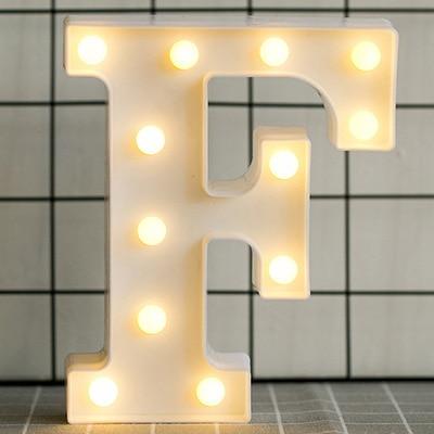 HOME IMPROVEMENT - LED ALPHABET NIGHT LIGHT - Amazhona 