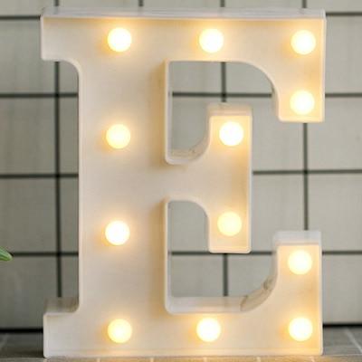 HOME IMPROVEMENT - LED ALPHABET NIGHT LIGHT - Amazhona 