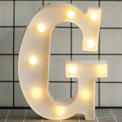 HOME IMPROVEMENT - LED ALPHABET NIGHT LIGHT - Amazhona 