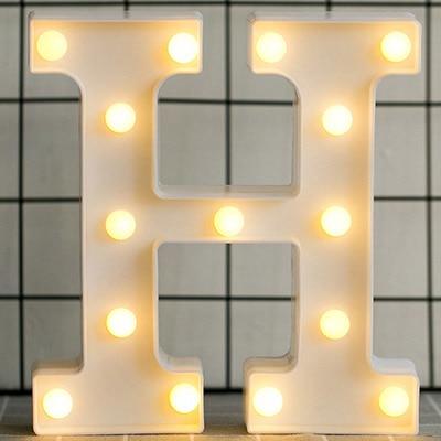 HOME IMPROVEMENT - LED ALPHABET NIGHT LIGHT - Amazhona 