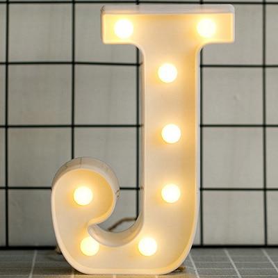 HOME IMPROVEMENT - LED ALPHABET NIGHT LIGHT - Amazhona 