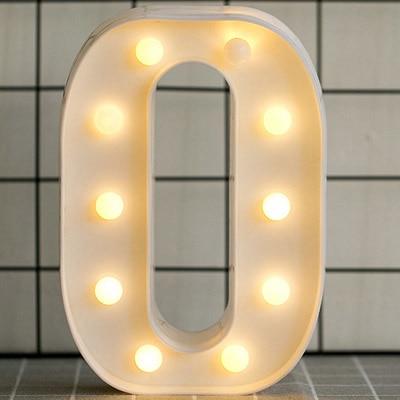 HOME IMPROVEMENT - LED ALPHABET NIGHT LIGHT - Amazhona 