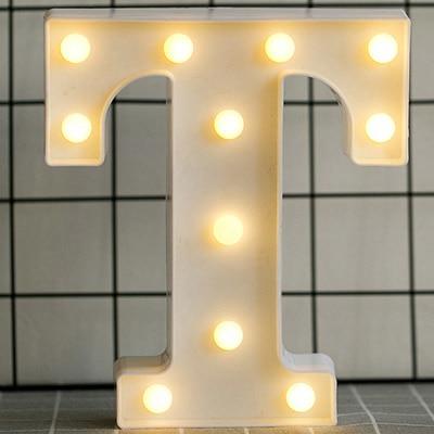 HOME IMPROVEMENT - LED ALPHABET NIGHT LIGHT - Amazhona 