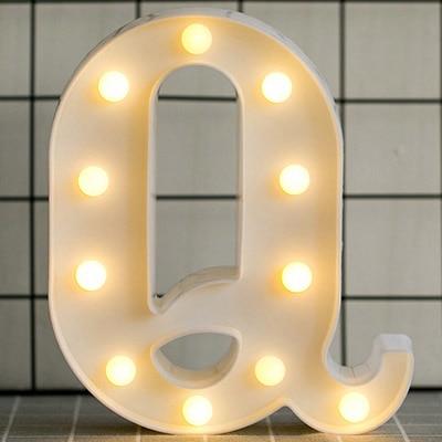 HOME IMPROVEMENT - LED ALPHABET NIGHT LIGHT - Amazhona 