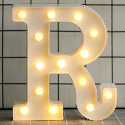 HOME IMPROVEMENT - LED ALPHABET NIGHT LIGHT - Amazhona 