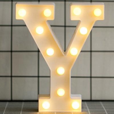 HOME IMPROVEMENT - LED ALPHABET NIGHT LIGHT - Amazhona 