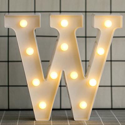 HOME IMPROVEMENT - LED ALPHABET NIGHT LIGHT - Amazhona 