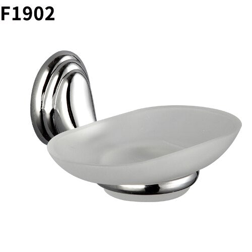 FRAP Soap Dishes Soap Basket Wall Mounted Soap Dish Bathroom Accessories Bathroom Furniture Toilet Balcony Glass Soap Holder - Amazhona 