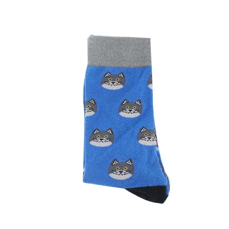 ARMKIN Hip Hop Cool Animal Food happy Funny Socks Men Harajuku Skateboard Crew sock Male Vintage Large High sock for christmas - Amazhona 