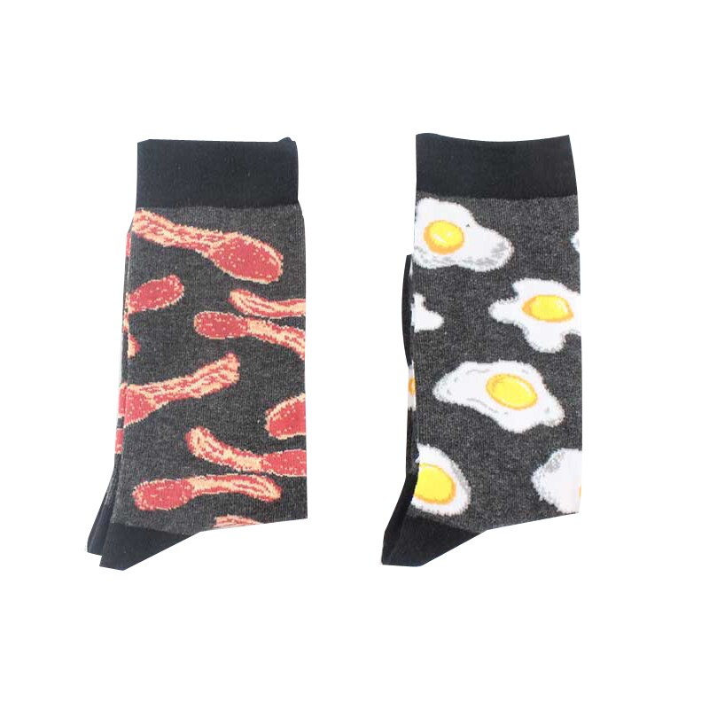 ARMKIN Hip Hop Cool Animal Food happy Funny Socks Men Harajuku Skateboard Crew sock Male Vintage Large High sock for christmas - Amazhona 