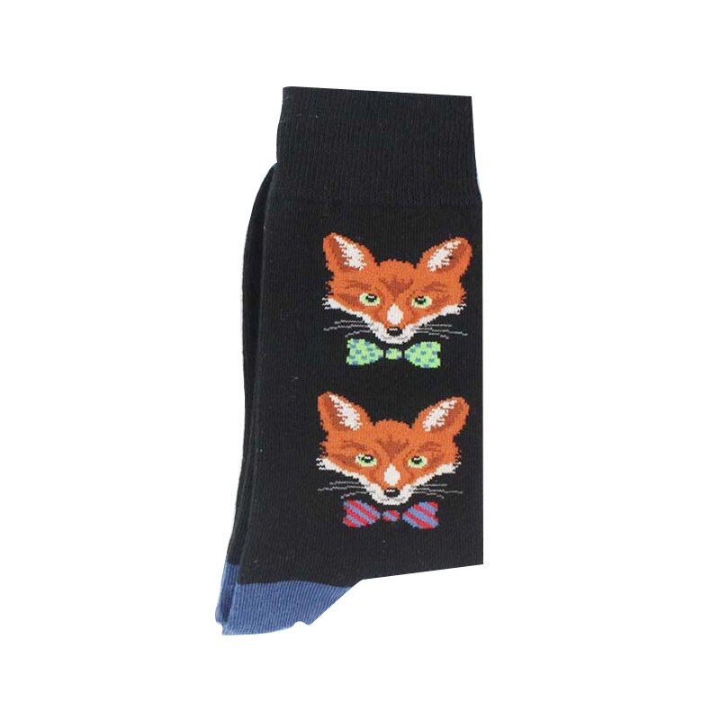 ARMKIN Hip Hop Cool Animal Food happy Funny Socks Men Harajuku Skateboard Crew sock Male Vintage Large High sock for christmas - Amazhona 