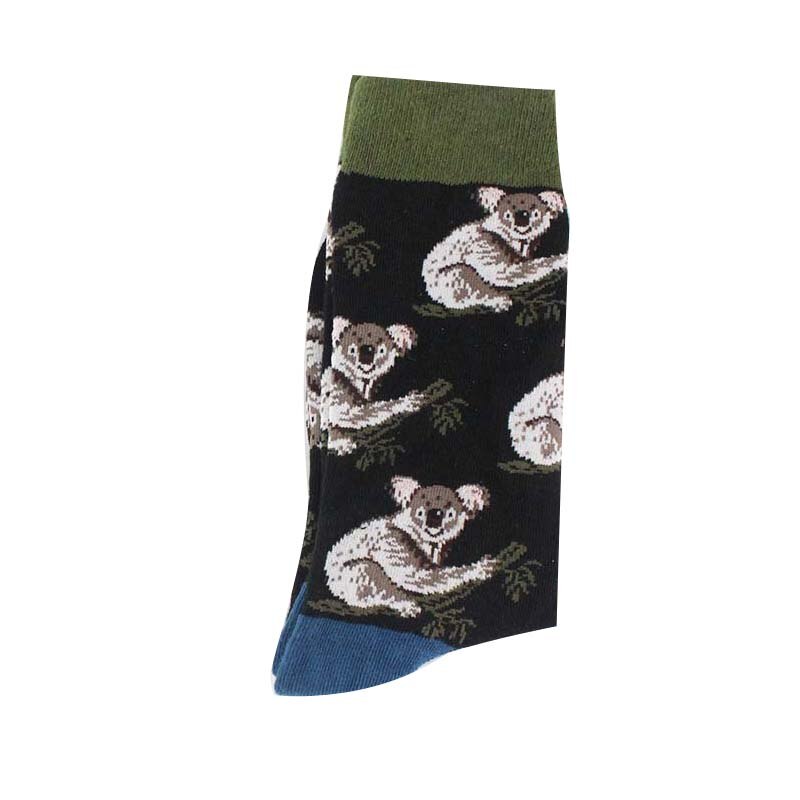 ARMKIN Hip Hop Cool Animal Food happy Funny Socks Men Harajuku Skateboard Crew sock Male Vintage Large High sock for christmas - Amazhona 