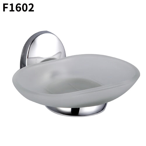 FRAP Soap Dishes Soap Basket Wall Mounted Soap Dish Bathroom Accessories Bathroom Furniture Toilet Balcony Glass Soap Holder - Amazhona 